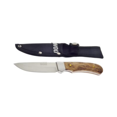 K4493 (7.95") Fix blade, burntwood handle