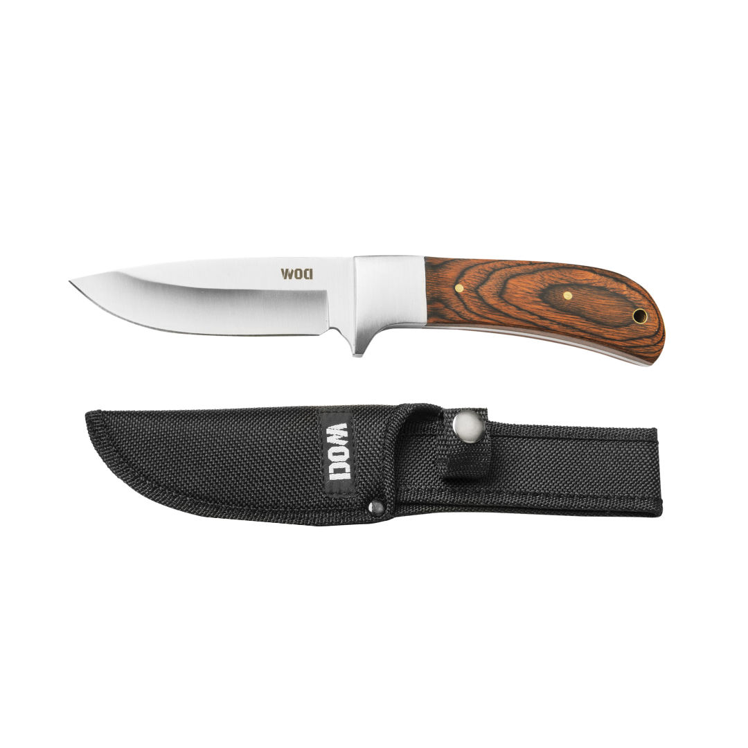 K2736  Black pakkawood 9" dagger drop blade