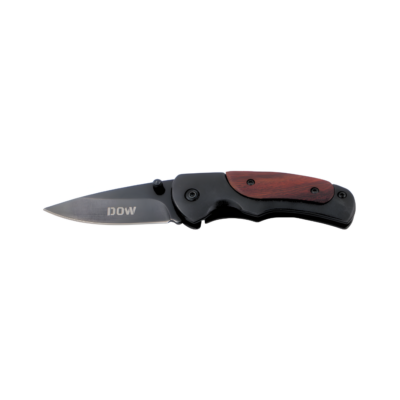 K2305 Black blade, ss black handle, red wood