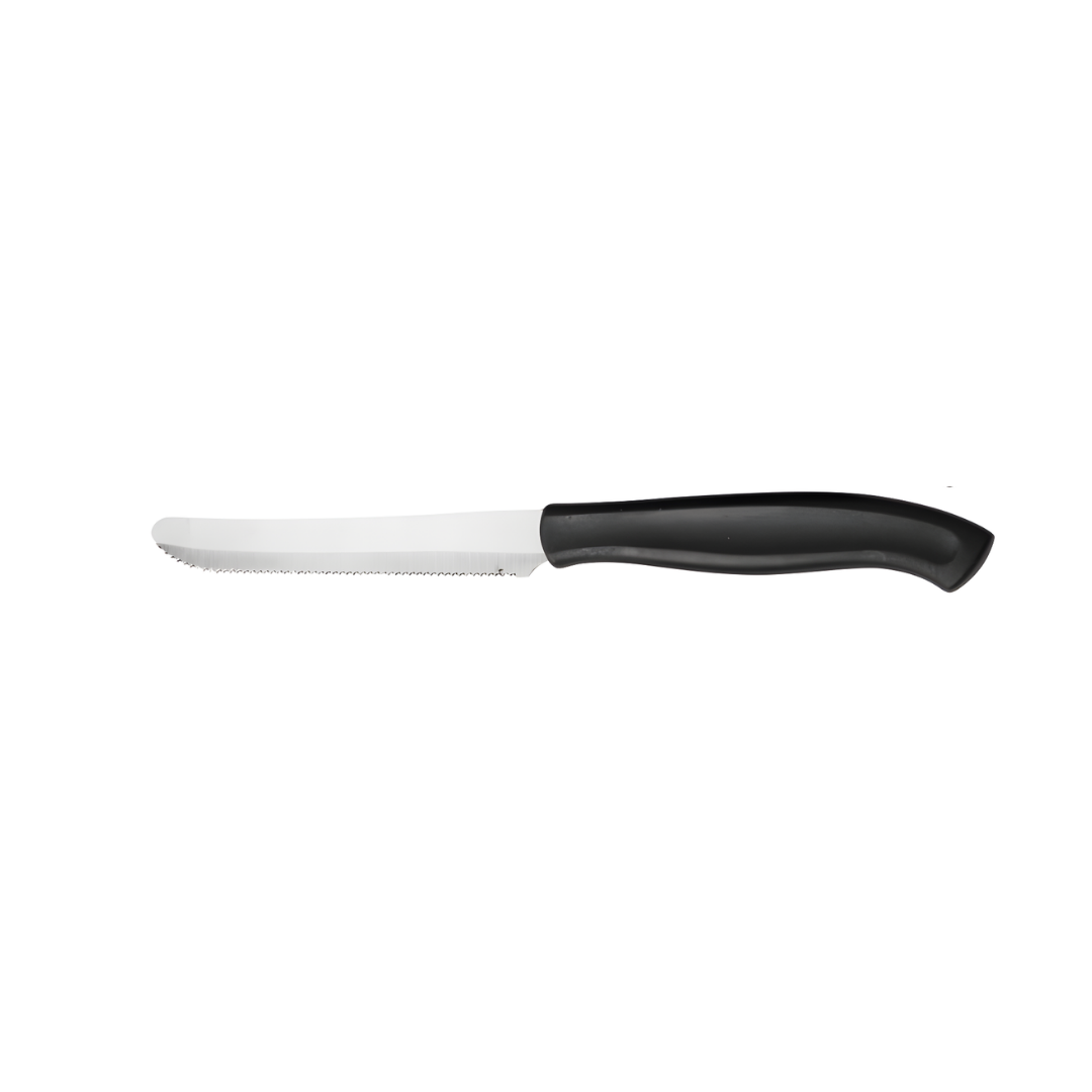 K2081 (1) Black handle, serrated blade per each