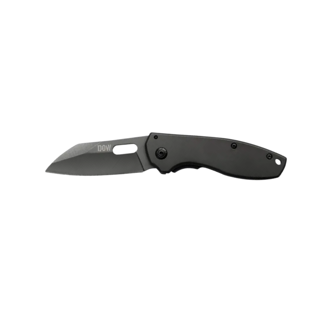 K2888 Fixedblade, drop point black G10 handle