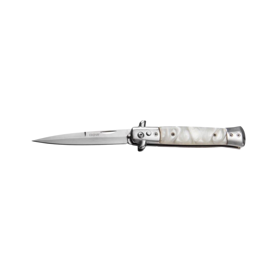 K2882A White Handle, side flick locking mechanism